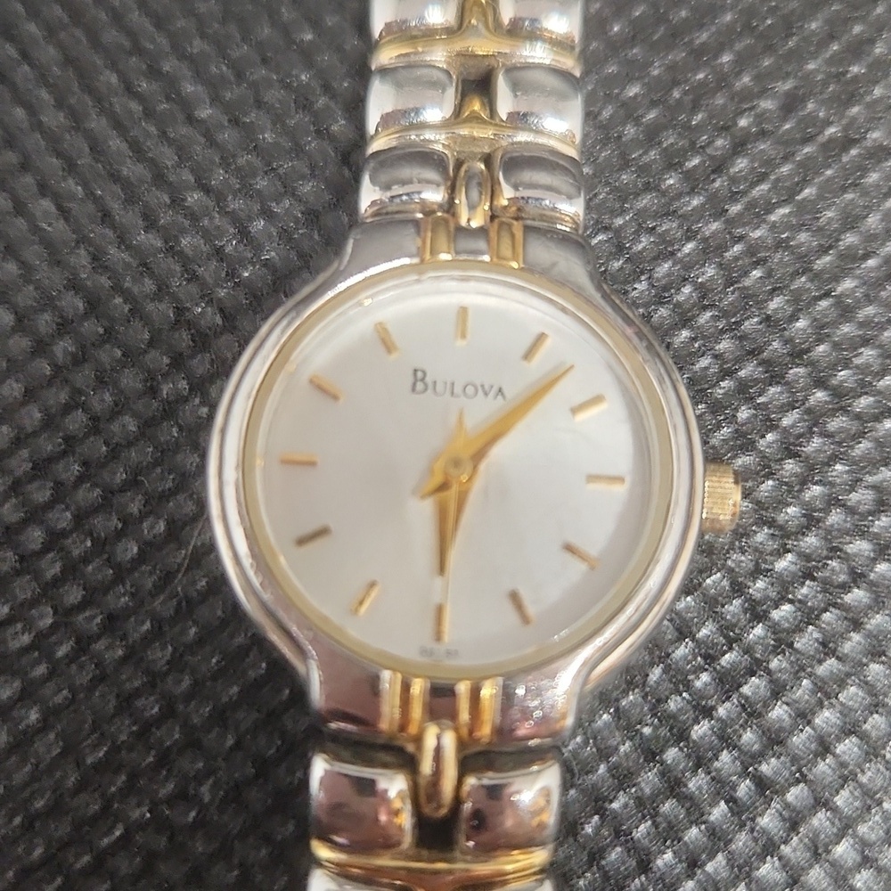 Bulova Small Gold and Silver Watch